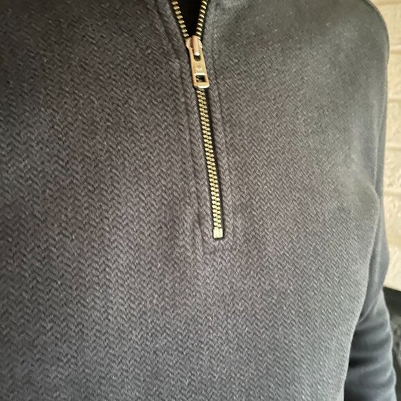 Prana Men's Irwin 1/4 Zip Sweater Size L Charcoal - Picture 7 of 9